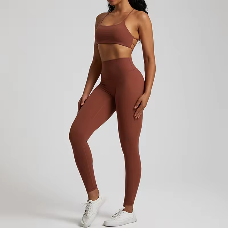 New Cross Strap Sexy Fitness Suit
