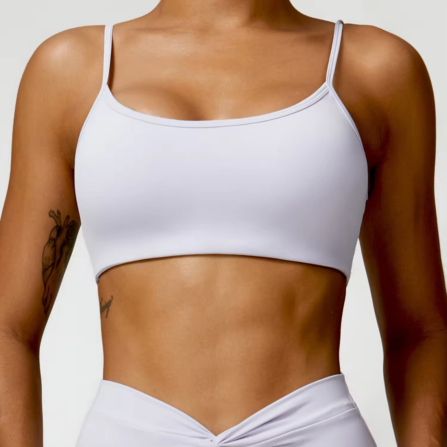Breathable Fitness Bra with Adjustable Straps
