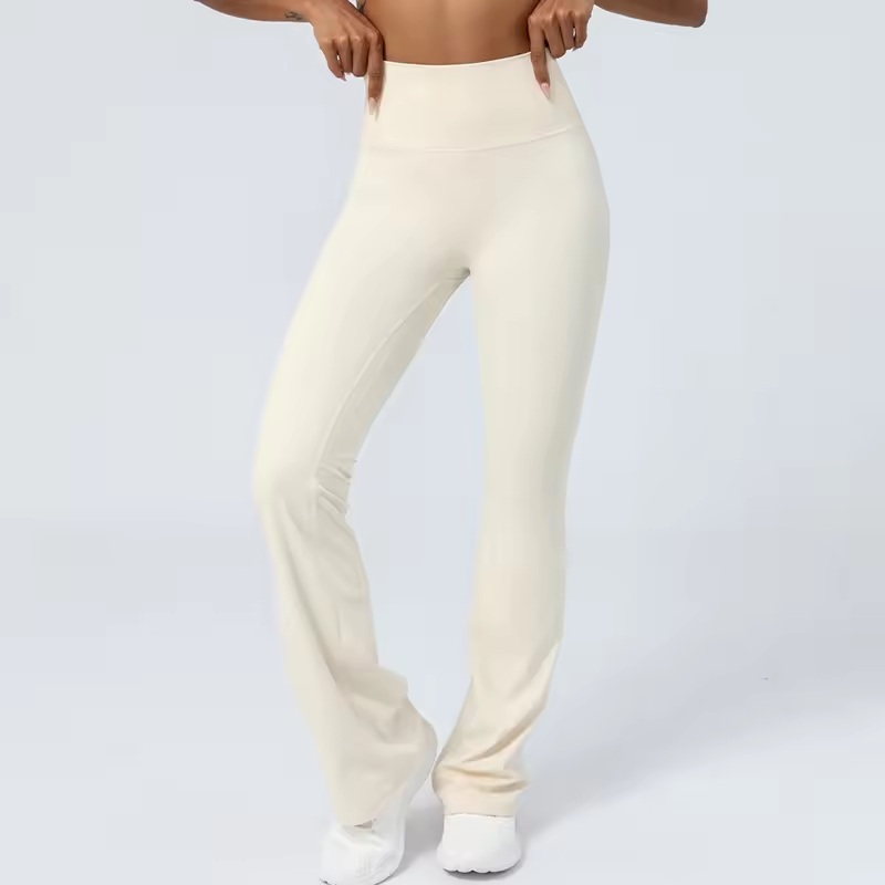 Solid Color V-shaped Hip Lifting Yoga Pants