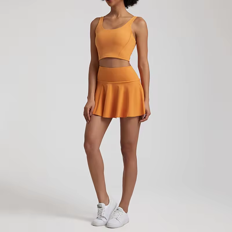 Summer Tennis Skirt Vest Fitness Wear