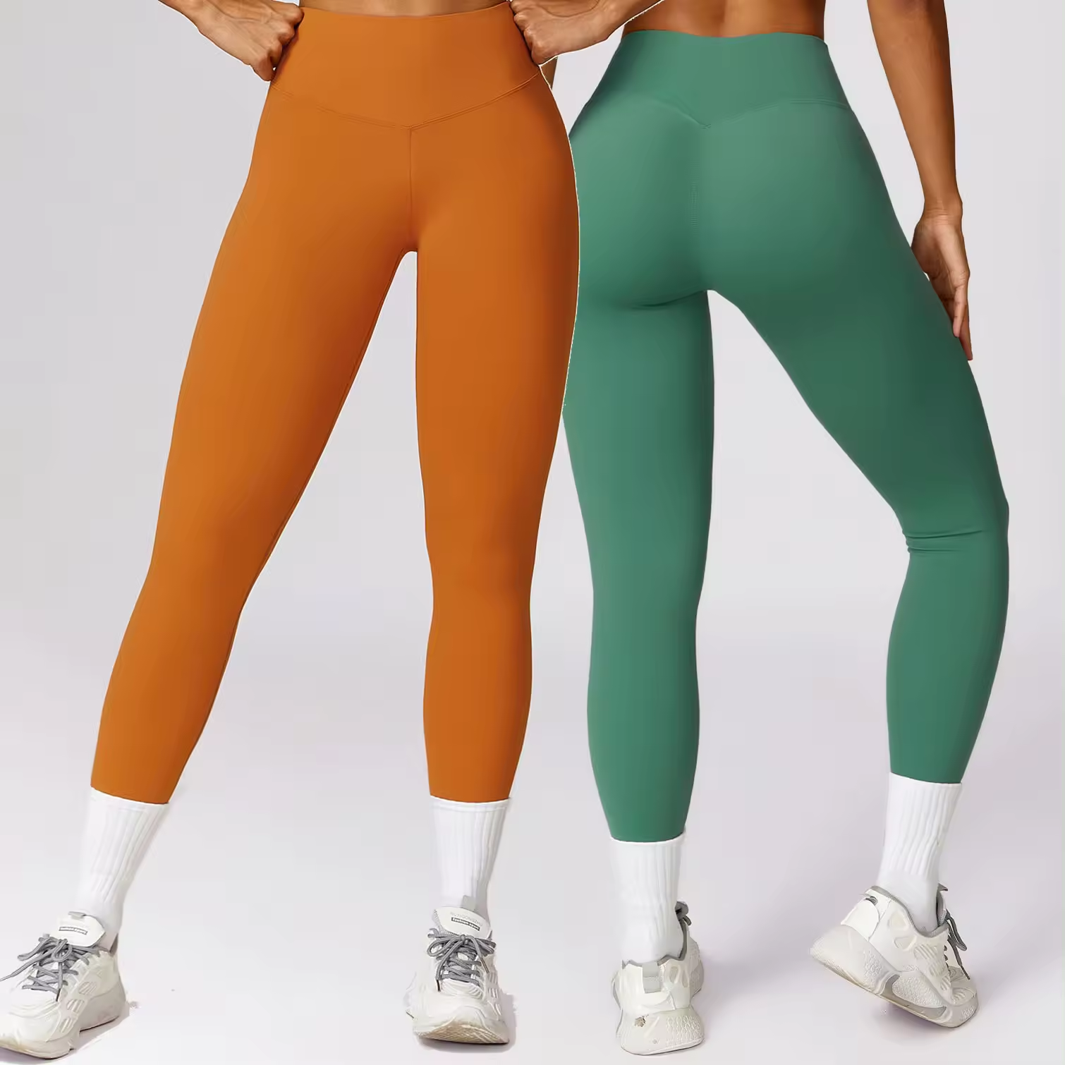 Fashionable High-waisted Quick-drying Fitness Leggings