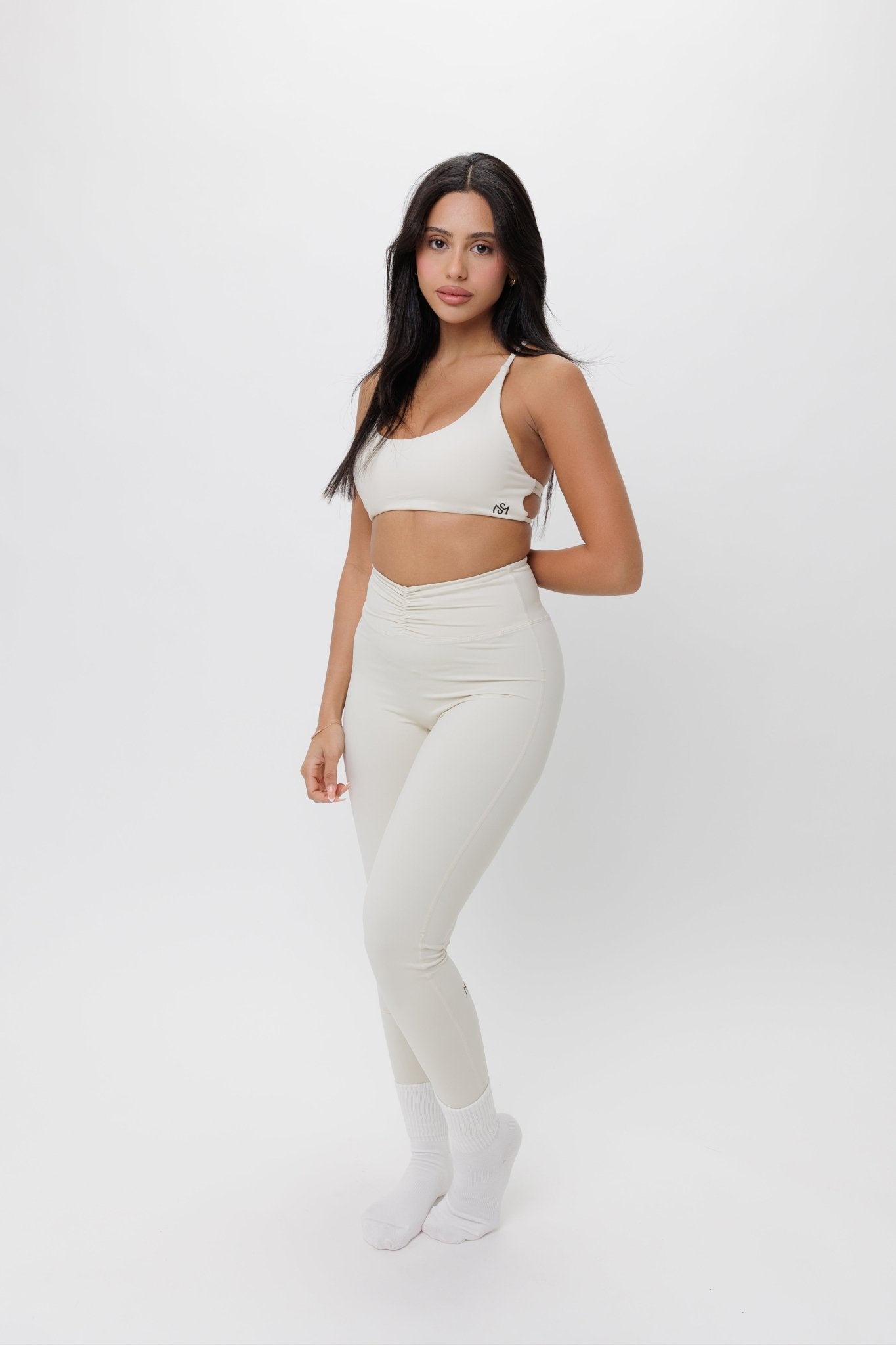 סט Eden - סט עם כיווץ בטייץסט בגדי ספורט, סט ספורט , טייץ גזרה גבוהה, תמיכה גבוההSAM