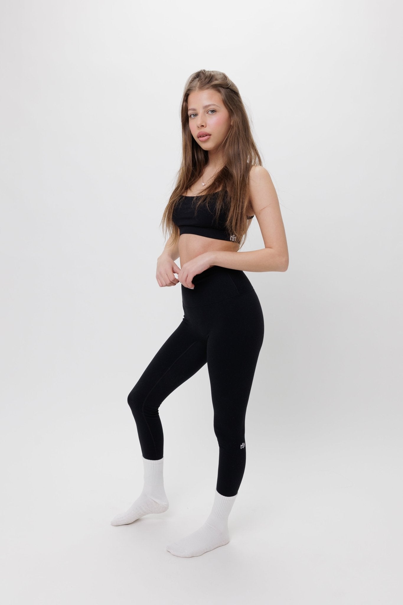 סט Mey - סט כתפיות איקססט בגדי ספורט, סט ספורט , טייץ גזרה גבוהה, תמיכה גבוההSAM