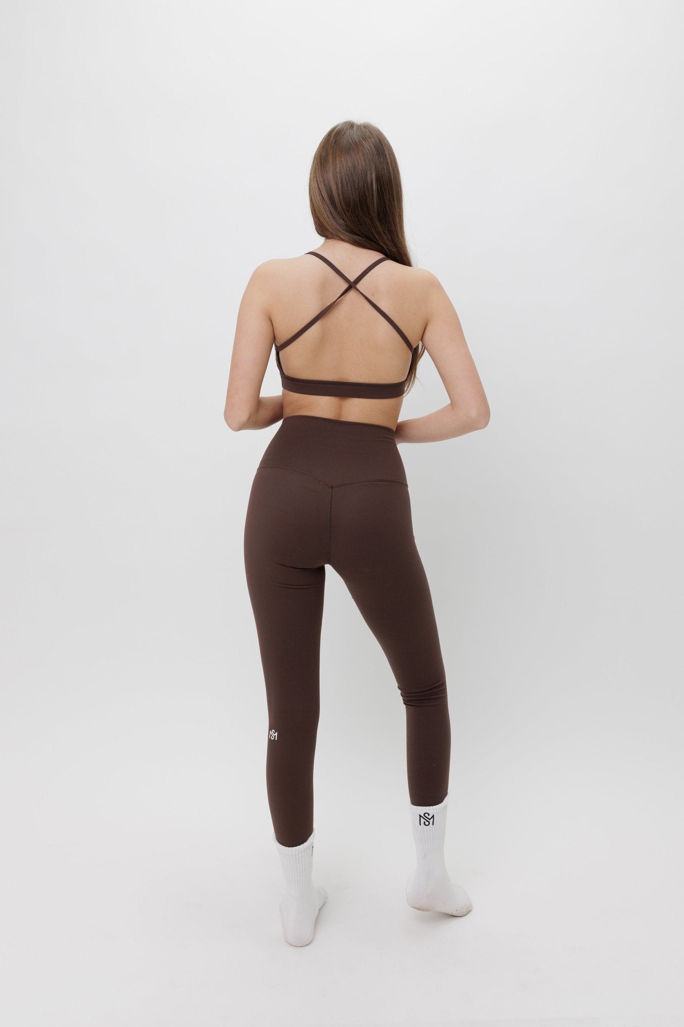 סט Mey - סט כתפיות איקססט בגדי ספורט, סט ספורט , טייץ גזרה גבוהה, תמיכה גבוההSAM