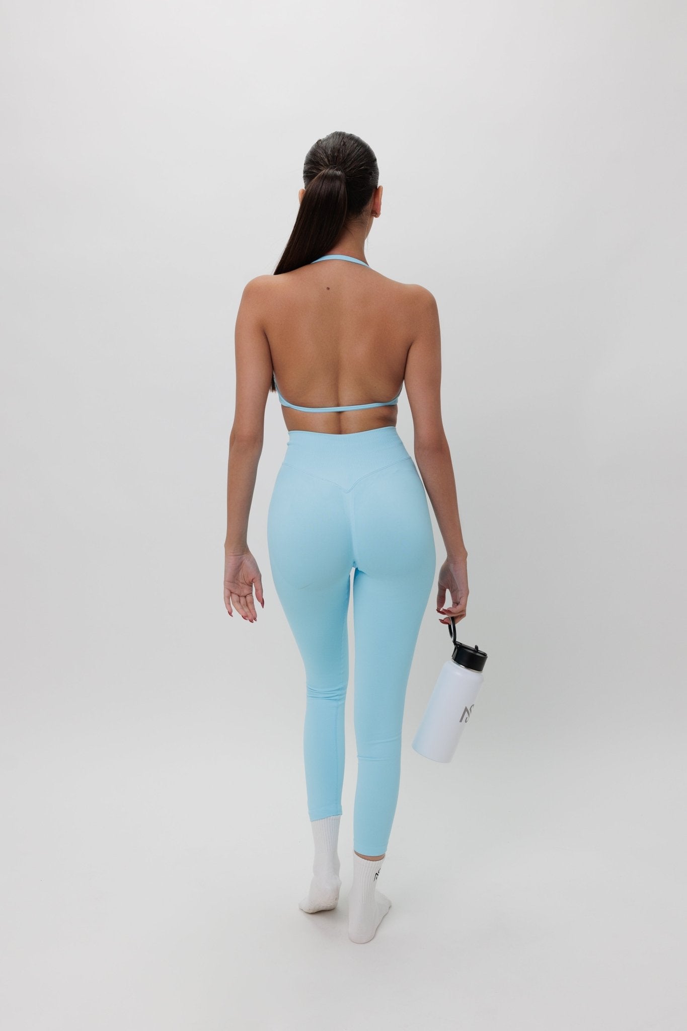 סט Tay - סט עם כיווץ בטייץסט בגדי ספורט, סט ספורט , טייץ גזרה גבוהה, תמיכה גבוההSAM